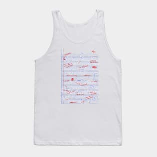 Fuzzy Homework Tank Top